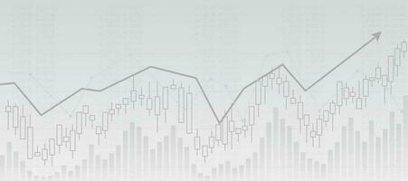 línea gráfico Finanzas diagramas en gris antecedentes vector