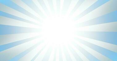 Animated white sun rays abstract background. rotation, seamless loop animation. Sunburst video