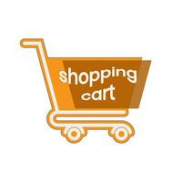 Shopping cart icon vector