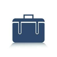 Suitcase icon for the application or website vector