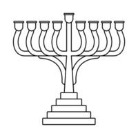candle holder icon for apps or websites vector