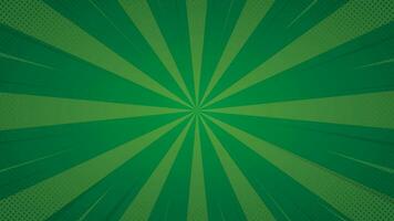 Green Gradient Comics Style Background Vertical Template. Classic pop art - 16.9 aspect ratio vector