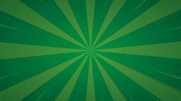 Green Gradient Comics Style Background Vertical Template. Classic pop art - 16.9 aspect ratio vector