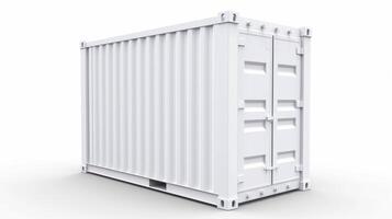 Mobile office buildings or container site office for construction site. Shipping container. Portable house and office cabins,Generative AI illustration photo