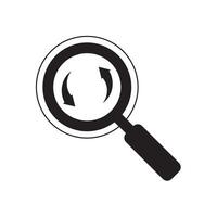 Search icon on a white background vector