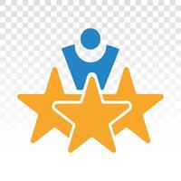 Work experience icon for apps or website vector