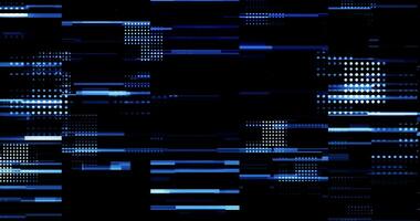 digital fundo com partículas e geométrico formas, dados análise tecnologias, rede conexão, grande dados, computador tecnologia conceito. desatado ciclo video