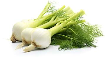 Photo of Fennel isolated on white background