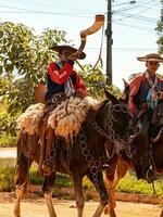 Apore, Goias, Brazil - 05 07 2023 Horseback riding event open to the public photo