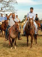 Apore, Goias, Brazil - 05 07 2023 Horseback riding event open to the public photo