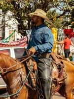 Apore, Goias, Brazil - 05 07 2023 Horseback riding event open to the public photo