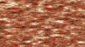abstract bruin wit met rood en donker plek structuur oppervlakte beweging achtergrond video