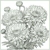 Floral Coloring Pages photo