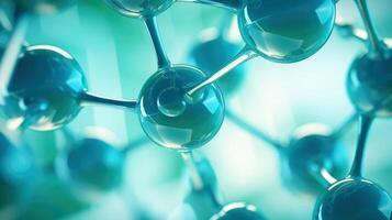Medical studies of molecular structures. Science in the service of human. Technologies of the future in our life. molecule of medicine model, illustration photo