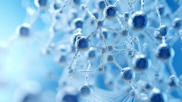 Medical studies of molecular structures. Science in the service of human. Technologies of the future in our life. molecule of medicine model, illustration photo