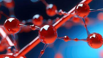 Medical studies of molecular structures. Science in the service of human. Technologies of the future in our life. molecule of medicine model, illustration photo