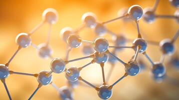 Medical studies of molecular structures. Science in the service of human. Technologies of the future in our life. molecule of medicine model, illustration photo