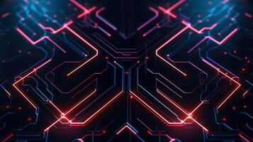 Close-up of circuit board. Electronic computer hardware technology. Motherboard digital chip. blurred concept, illustration photo