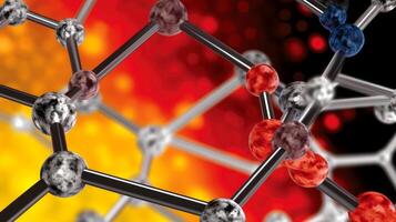 Medical studies of molecular structures. Science in the service of human. Technologies of the future in our life. molecule of medicine model, illustration photo