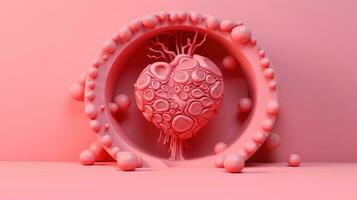 3D illustration of the human organ systems, Human internal organs. Anatomy. Nervous, circulatory, digestive, excretory, urinary,and bone systems. Medical education concept, Generative AI illustration photo