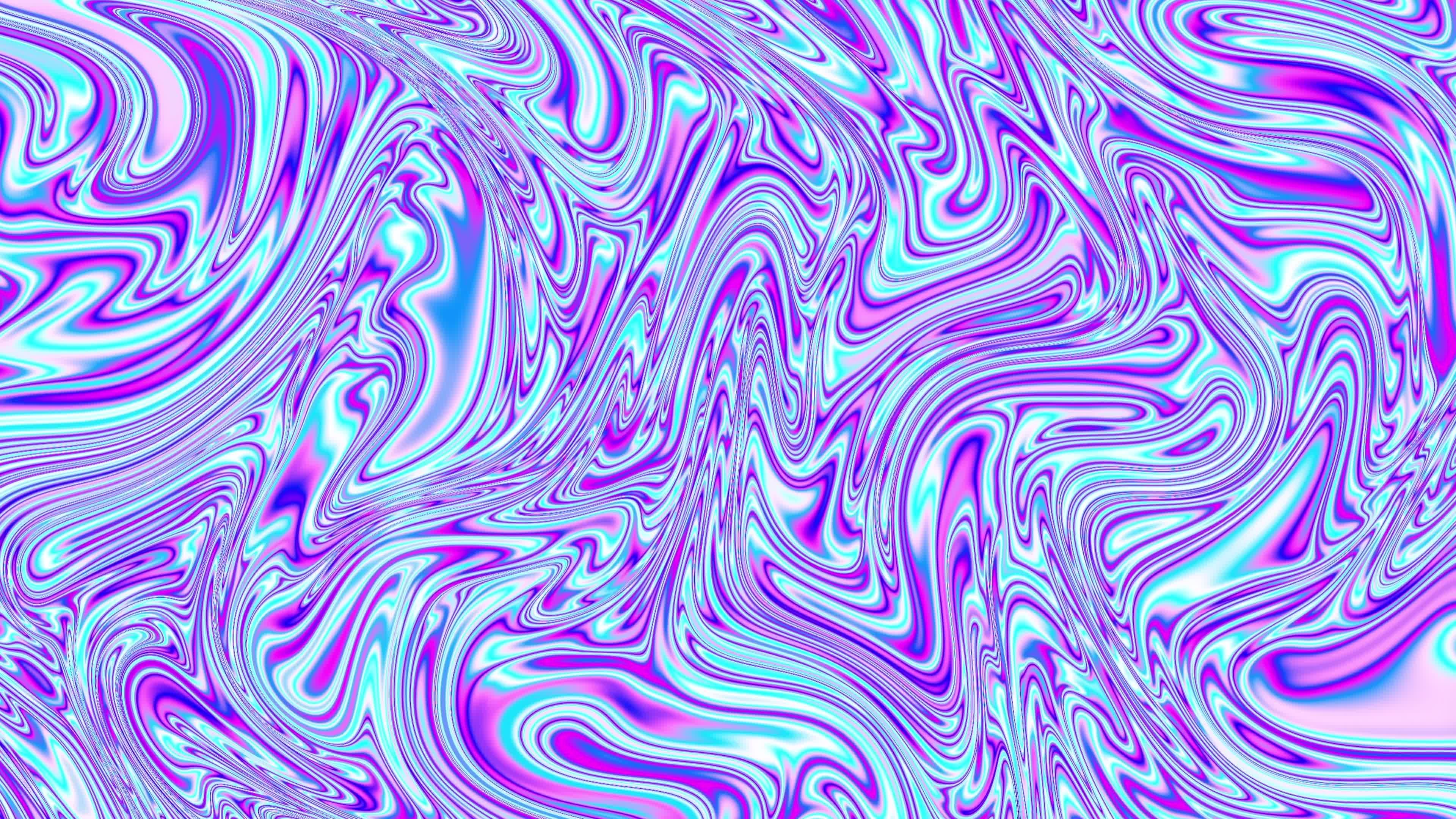 Colorful Psychedelic Distortion Wave Ripple Wild Loop V