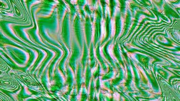 coloré abstrait Distorsion vague ondulation animation boucle iii video