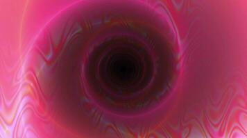 Psychedelic Singularity Worm Hole Black Hole Red Loop video