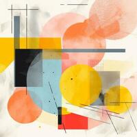 Abstract composition background photo