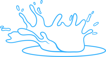 clipart di schizzi d'acqua png