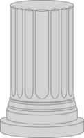 antiguo columnas clipart png