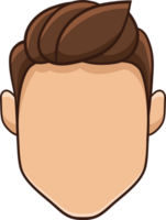 uomo viso clipart png