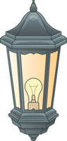 årgång lampa ClipArt png