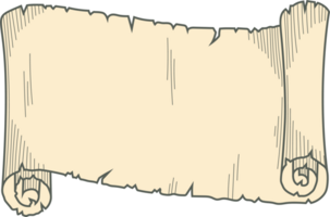 Old scroll clipart png