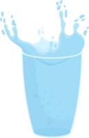 vatten stänk i glas ClipArt png