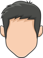 homem face clipart png