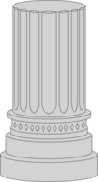 Ancient columns clipart png