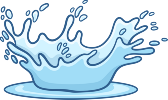 clipart di schizzi d'acqua png