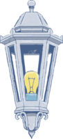 årgång lampa ClipArt png