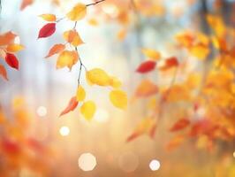 Autumn leaves background photo