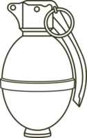 Grenade clipart design png