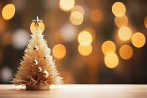 Christmas tree decoration background photo