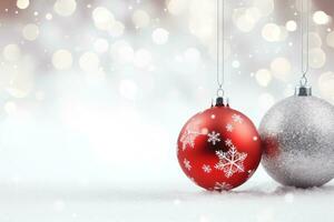 Navidad nieve pelota antecedentes antecedentes para negocio tarjetas foto