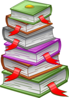 libros clipart diseño png