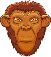 Monkey clipart design png