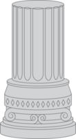 antiguo columnas clipart png