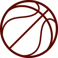 Basketball clipart design png