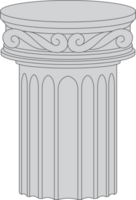 Ancient columns clipart png