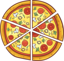 Pizza clipart diseño png