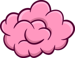 cerebro dibujos animados icono clipart png