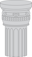 Ancient columns clipart png